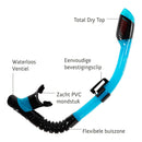 Abaco Combo - Snorkelset - Duikbril - Snorkel - Kinderen - Zwart/Turquoise
