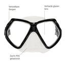 Andros Combo - Snorkelset - Duikbril - Snorkel - Volwassenen - Zwart