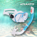 Waikiki Combo - Snorkelset - Duikbril - Snorkel - Kinderen - Blauw/Wit