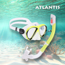 Waikiki Combo - Snorkelset - Duikbril - Snorkel - Kinderen - Zwart/Geel
