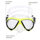Waikiki Combo - Snorkelset - Duikbril - Snorkel - Kinderen - Zwart/Geel