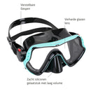 Samana Pro Combo - Snorkelset - Snorkel & Duikbril  - Versterkt Glas - Dry Top - Luxe Bewaartas - Volwassenen - Zwart/Turquoise