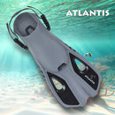 Snapper - Zwemvliezen - Flippers - Volwassenen - Zwart/Grijs