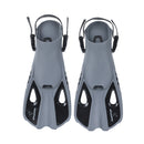 Snapper - Zwemvliezen - Flippers - Volwassenen - Zwart/Grijs