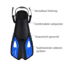 Snapper - Zwemvliezen - Flippers - Kinderen - Zwart/Blauw