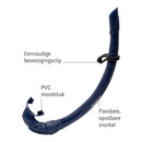 Bali Combo - Snorkelset - Duikbril - Snorkel - Volwassenen - Blauw