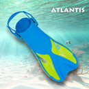 Dolphin - Zwemvliezen - Flippers - Verstelbare Hielstrap - Voor Zwemmen & Snorkelen - Kinderen - Blauw/Groen