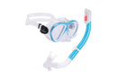 Waikiki Combo - Snorkelset - Duikbril - Snorkel - Kinderen - Blauw/Wit