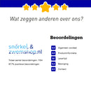 Hawkeye Combo – Schnorchelset – Erwachsene – Rot/Blau
