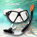 Andros Combo - Snorkelset - Duikbril - Snorkel - Volwassenen - Zwart