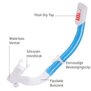 Waikiki Combo - Snorkelset - Duikbril - Snorkel - Kinderen - Blauw/Wit