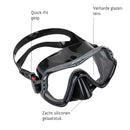 Guana - Duikbril - Snorkelmasker - Volwassenen - Zwart/Grijs