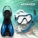 Samana Pro Set - Snorkelset - Volwassenen - Zwart/Petrol Blauw