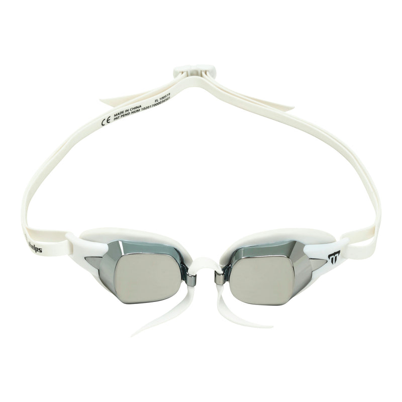 Chronos - Zwembril - Volwassenen - Mirrored Lens - Wit