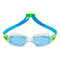 Tiburon Kid - Zwembril - Kinderen - Blue Lens - Transparant/Lime
