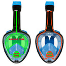 ATLANTIS - Snorkelmasker - Volwassenen - Zwart/Blauw