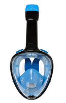 ATLANTIS - Snorkelmasker - Volwassenen - Zwart/Blauw