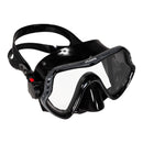 Samana Pro Combo - Snorkelset - Snorkel & Duikbril  - Versterkt Glas - Dry Top - Luxe Bewaartas - Volwassenen - Zwart/Grijs