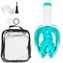 Atlantis - Snorkelmasker - Volwassenen - Wit/Turquoise