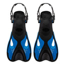 Dolphin - Zwemvliezen - Flippers - Verstelbare Hielstrap - Voor Zwemmen & Snorkelen - Kinderen - Zwart/Petrol Blauw