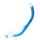 Samana Pro Combo - Snorkelset - Snorkel & Duikbril  - Versterkt Glas - Dry Top - Luxe Bewaartas - Volwassenen - Transparant/Blauw