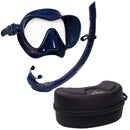 Bali Combo - Snorkelset - Duikbril - Snorkel - Volwassenen - Blauw