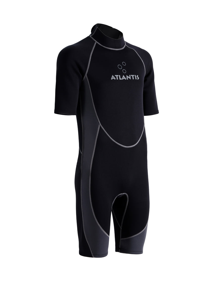 2mm Adventure Shorty - Neoprenanzug - Herren - Schwarz/Grau