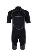 2mm Adventure Shorty  - Wetsuit - Heren - Zwart/Grijs