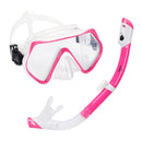 Borneo Combo - Snorkelset - Duikbril - Snorkel - Volwassenen - Pink/White