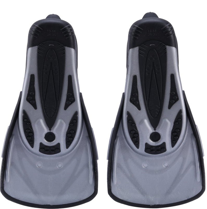 Marlin - Palmes de natation - Adultes - Argent/Noir