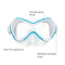 Abaco Combo - Snorkelset - Duikbril - Snorkel - Kinderen - Wit/Turquoise