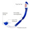Abaco Combo - Snorkelset - Duikbril - Snorkel - Kinderen - Blauw