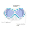 Abaco Combo - Snorkelset - Duikbril - Snorkel - Kinderen - Wit/Turquoise met UV lens