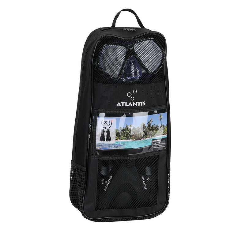 Andros Set - Snorkelset - Duikbril - Snorkel - Volwassenen - Zwart