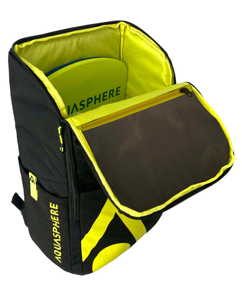 Sac à dos de piscine - Sac de natation - Noir/Jaune