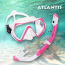 Borneo Combo - Snorkelset - Duikbril - Snorkel - Volwassenen - Pink/White