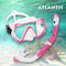 Borneo Combo - Snorkelset - Duikbril - Snorkel - Volwassenen - Pink/White