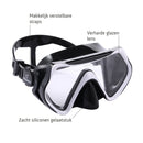 Borneo Combo - Snorkelset - Duikbril - Snorkel - Volwassenen - Zwart/Wit