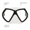 Andros Set - Snorkelset - Duikbril - Snorkel - Volwassenen - Zwart