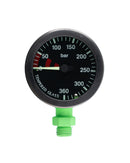 Tech Pressure Gauge 52mm - Cerakote - Black Dial - 300 bar