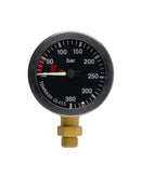 Tech Pressure Gauge 52mm - Cerakote - Black Dial - 300 bar