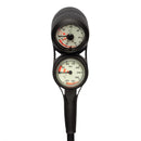 Combo3 Double Sided - Pressure Gauge 400 bar + Depth Gauge 70m + Compass - Manometer - Volwassenen