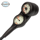 Combo3 Double Sided - Pressure Gauge 400 bar + Depth Gauge 70m + Compass - Manometer - Volwassenen