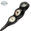 Combo3 - Pressure Gauge 400 bar + Depth Gauge 70m  + Compass - Manometer