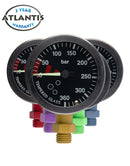 Tech Pressure Gauge 52mm - Cerakote - Black Dial - 300 bar