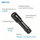 Guppy Pro - Duiklamp - Zaklamp voor onderwater - LED 700 - Zwart