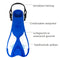 Dolphin - Palmes de natation - Enfants - Bleu/Blanc