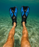 Dolphin - Zwemvliezen - Flippers - Verstelbare Hielstrap - Voor Zwemmen & Snorkelen - Kinderen - Zwart/Wit