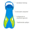 Dolphin - Palmes de natation - Adultes - Bleu/Vert