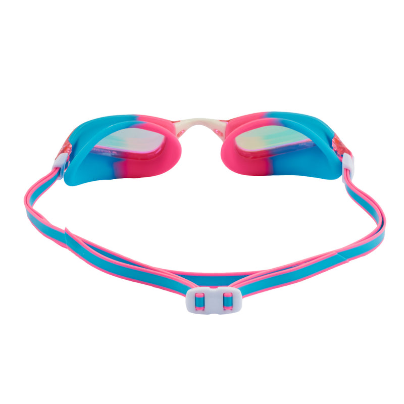 Fastlane - Zwembril - Volwassenen - Pink Iridescent Mirrored Lens - Multicolor/Blauw
